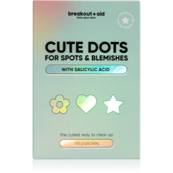 breakout + aid Cute Dots For Spots and Blemishes tratament topic pentru acnee cu acid salicilic - imagine 2